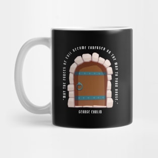 George Carlin & the forces of evil Mug